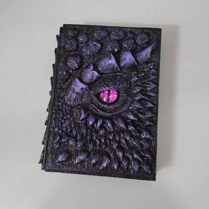 Fashion Vintage Dragon Embossed Resin Cover Travel Diary Notebook Travel Journal A5-Note Book Art 3D Relief Diary Book 1Pcs