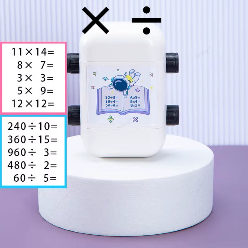 Teaching Stamp 2 in 1Fill in the Blank Roller Reusable Math Roller Stamp Design Digital Stamp within 100 Math Practice