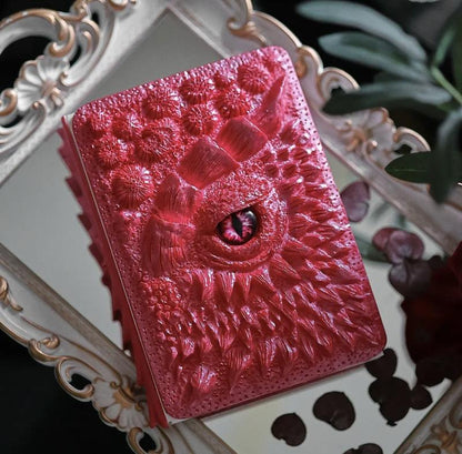 3D Dragon Eye Embossed Dragon Journal Writing Notebook - Handmade Travel Journal Notebook for Dragon Lovers Resin Engraving Notebook Blank Paper