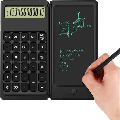 Folding Calculator with Writing Board, 1 Count Portable Scientific Calculator, Educational Supplies for Student, Back to School Essentials