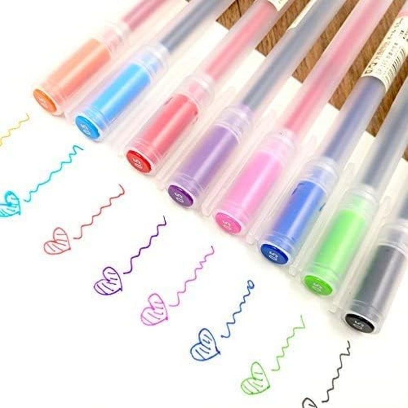 Premium Gel Ink Pen Fine Point Pens Ballpoint Pen 0.5Mm for Japanese Office School Stationery Supply 12 Packs