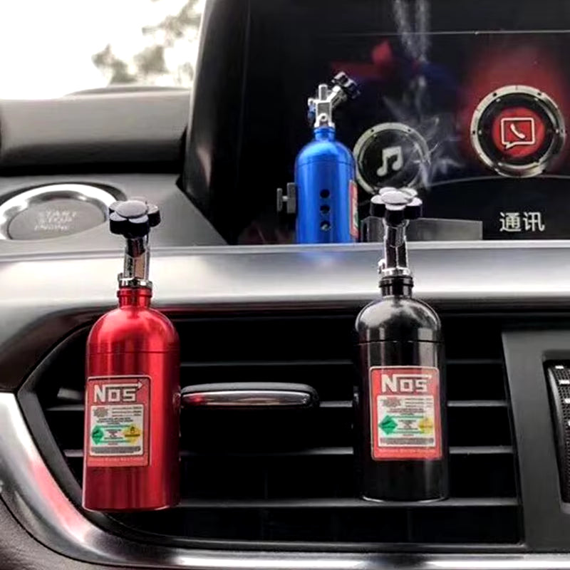 Car Air Freshener NOS Nitrogen Bottle Air Vent Aromatherapy Auto Aroma Outle Perfume Flavoring Fragrances Accessories